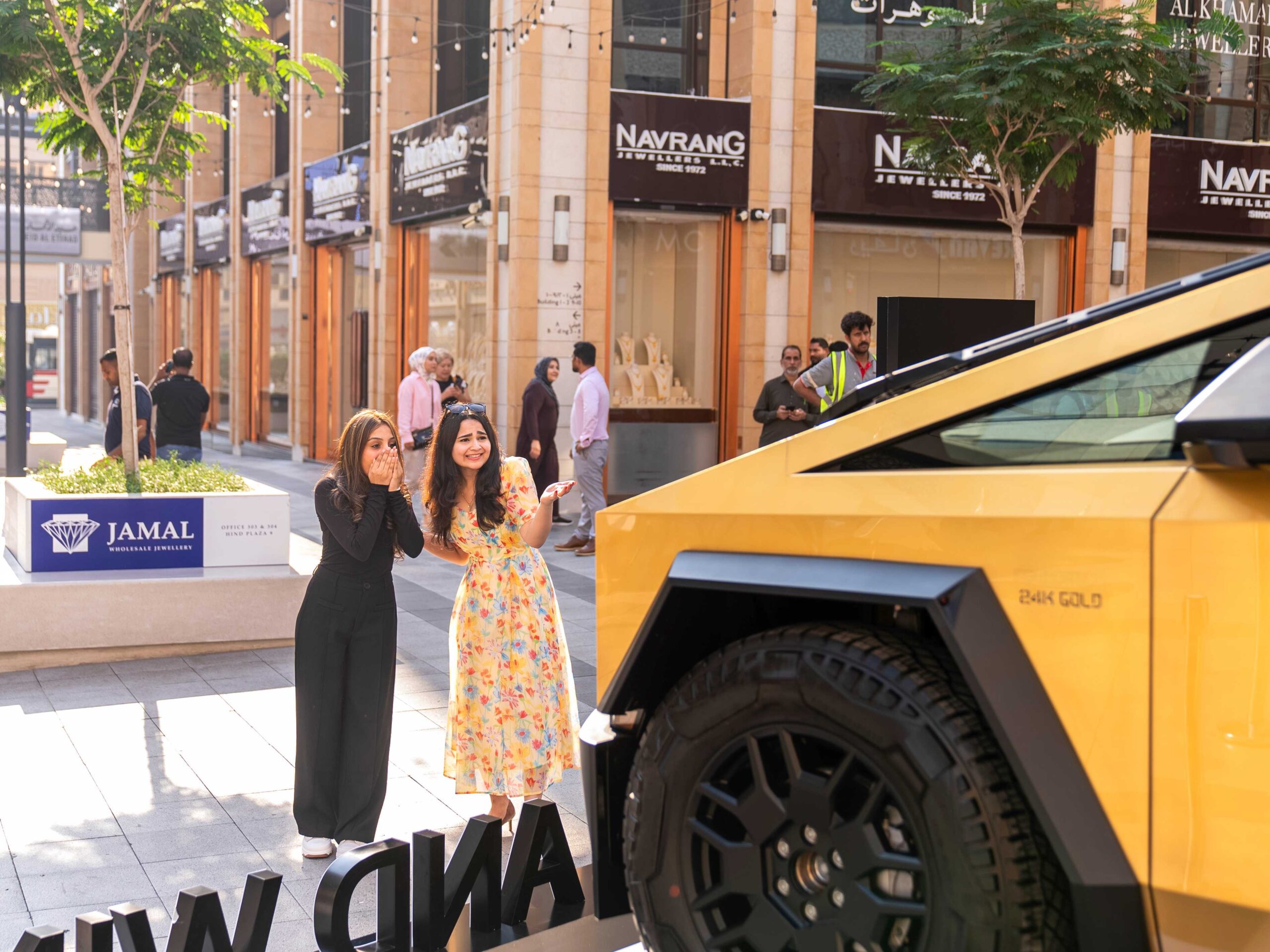 Dubai Ride Cybertuck Only in Dubai: Visit Dubai Gold Souk Extension this Festive Season and ...